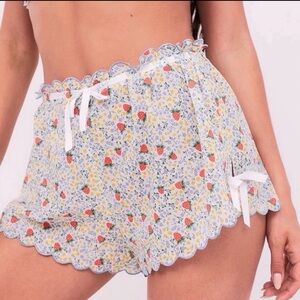 For Love & Lemons: Strawberry Kiss Shorts